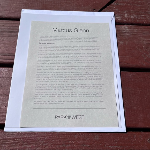 Marcus Glenn Lithograph “Keys To The Soul (Red) - Picture 5 of 9